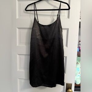 Silence + Noise Black Mini Dress size xs